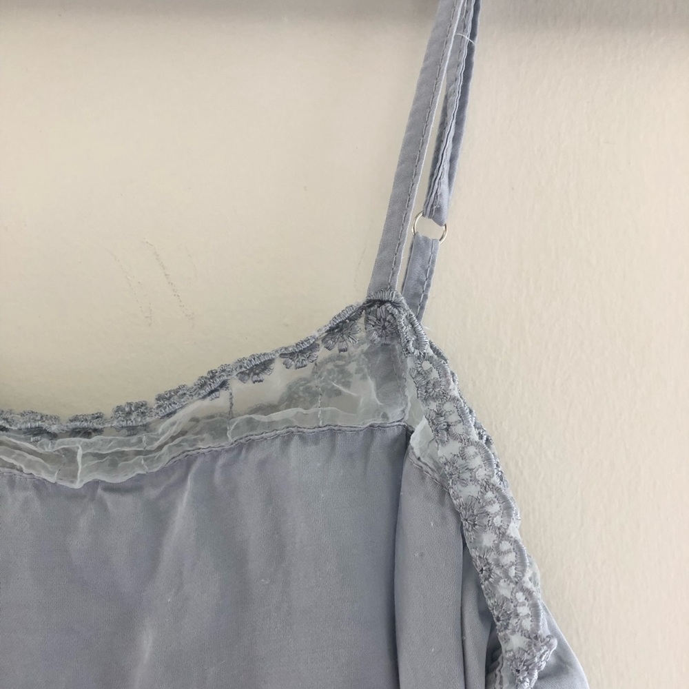 Light Blue Lace Tank